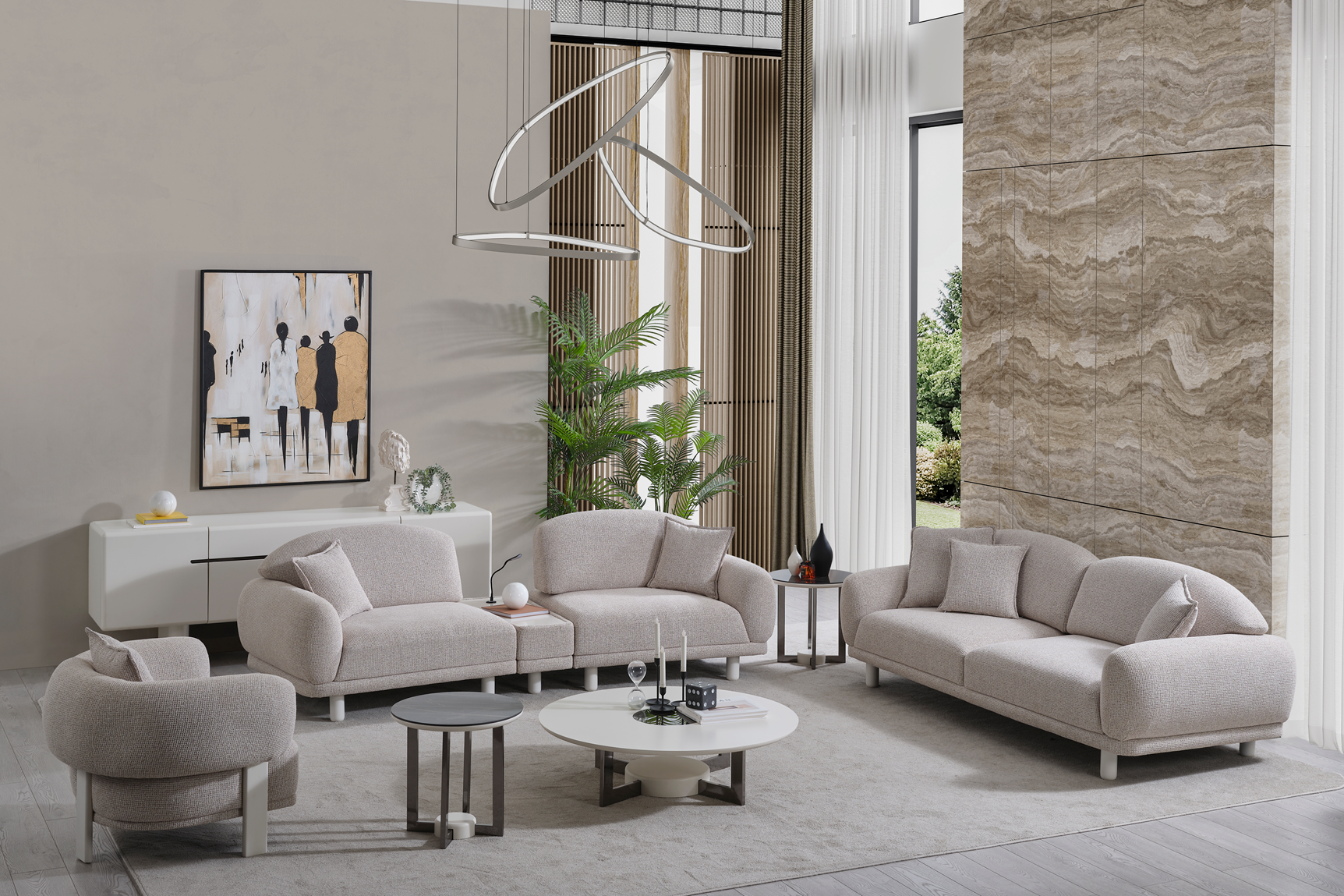 Dallas Premium Sofa Set by Netline Interiors