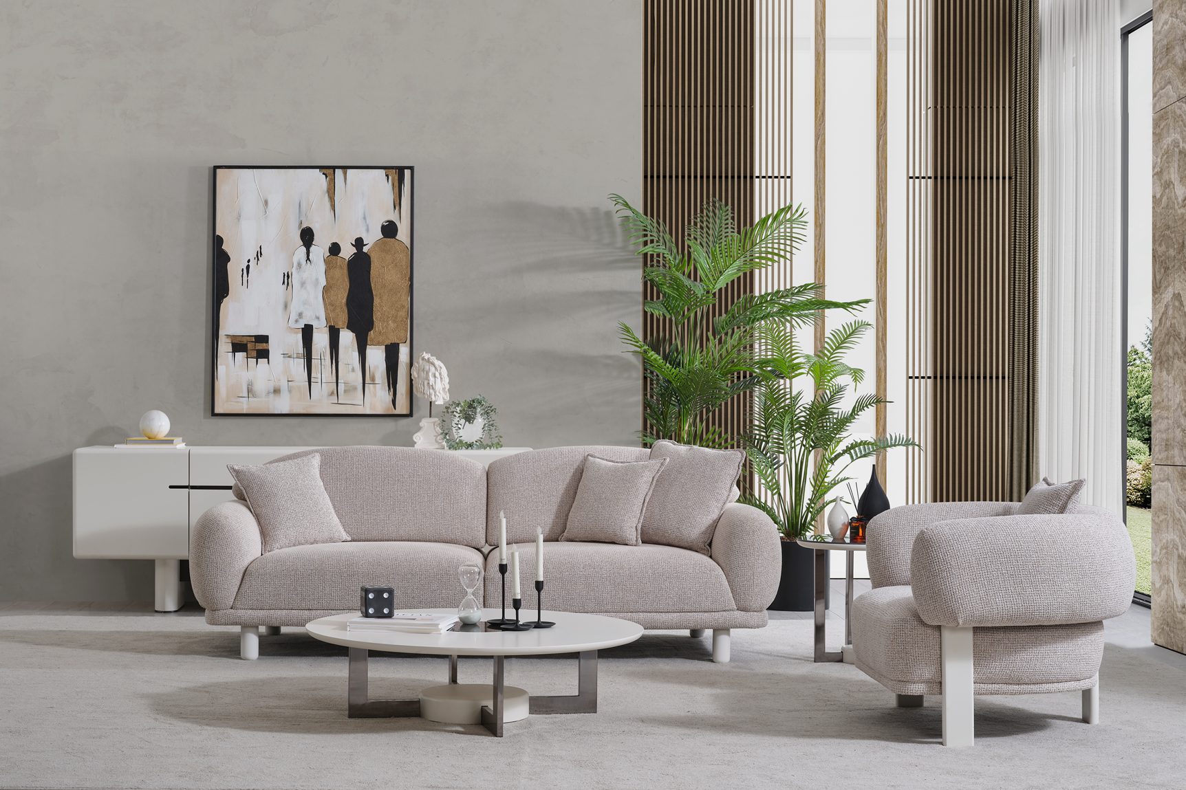 Dallas Premium Sofa Set by Netline Interiors