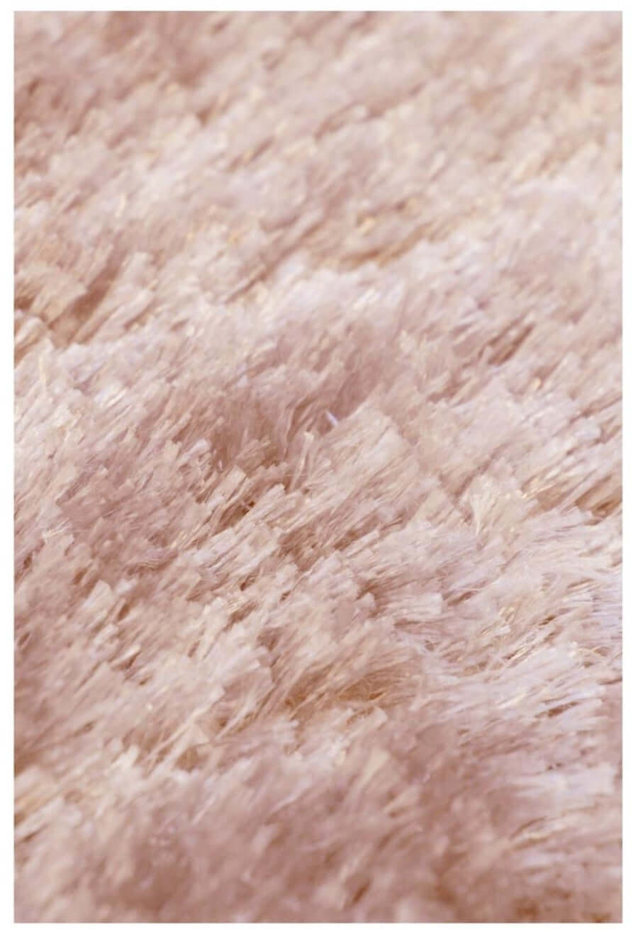 Shimmer Pink Supersoft Shaggy Rug | ODS33