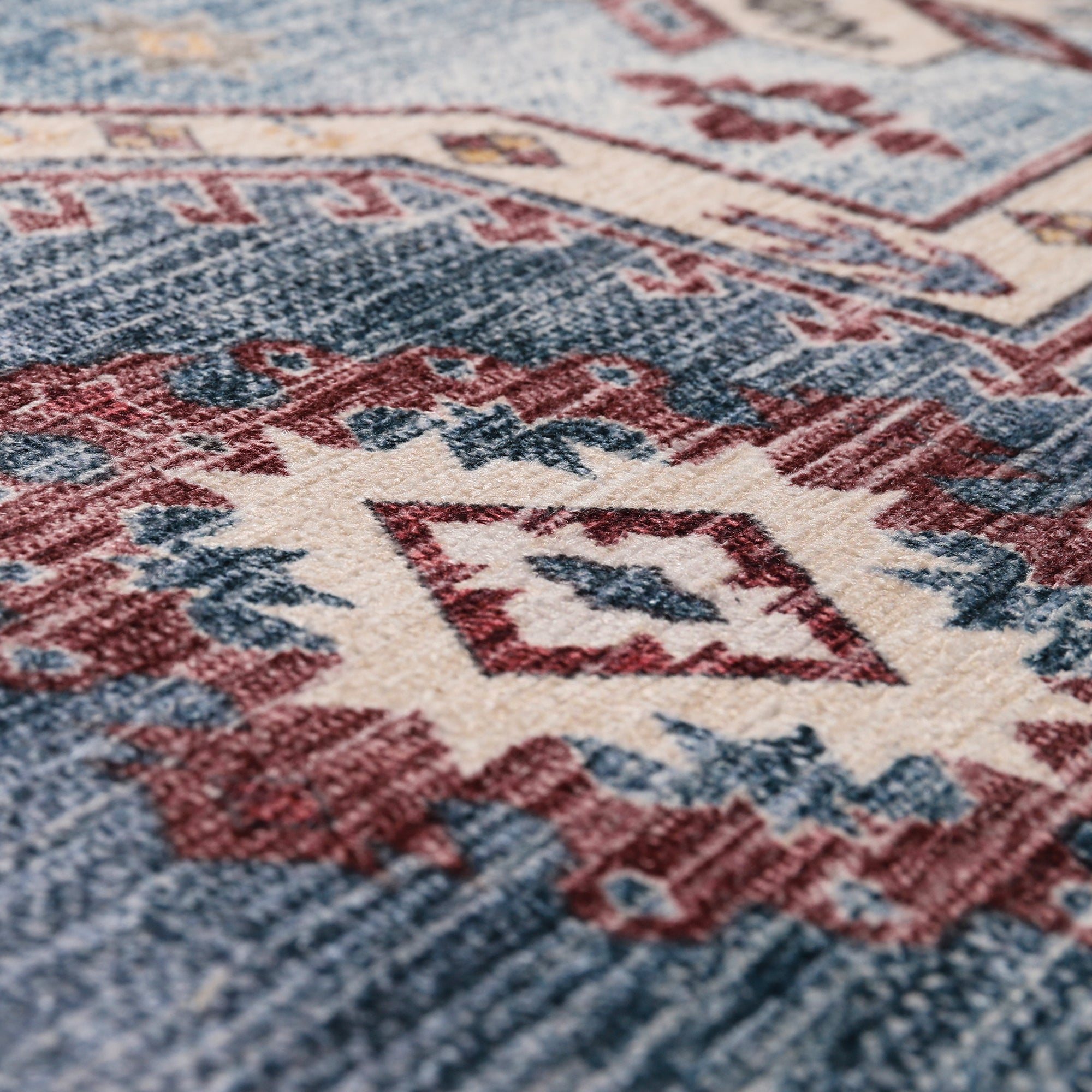 Netline Home Rugs Depot - Tribal Multicolor Geometric Washable Rug, Design NL1016