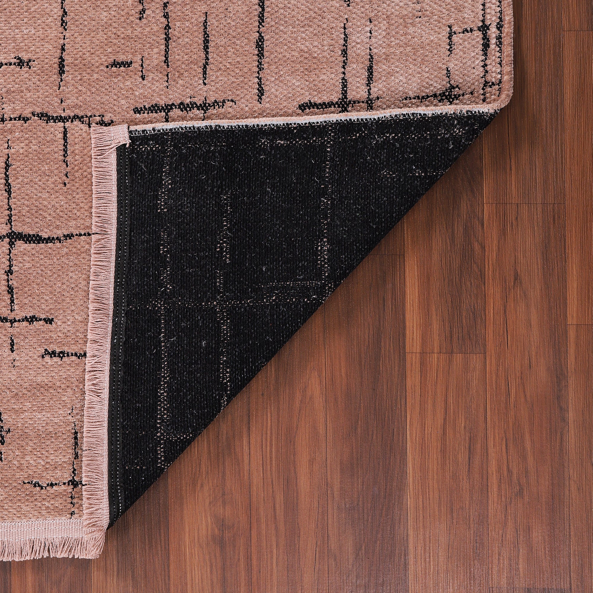 Netline Home Machine Washable Rug NT201 – BROWN Soft Chenille