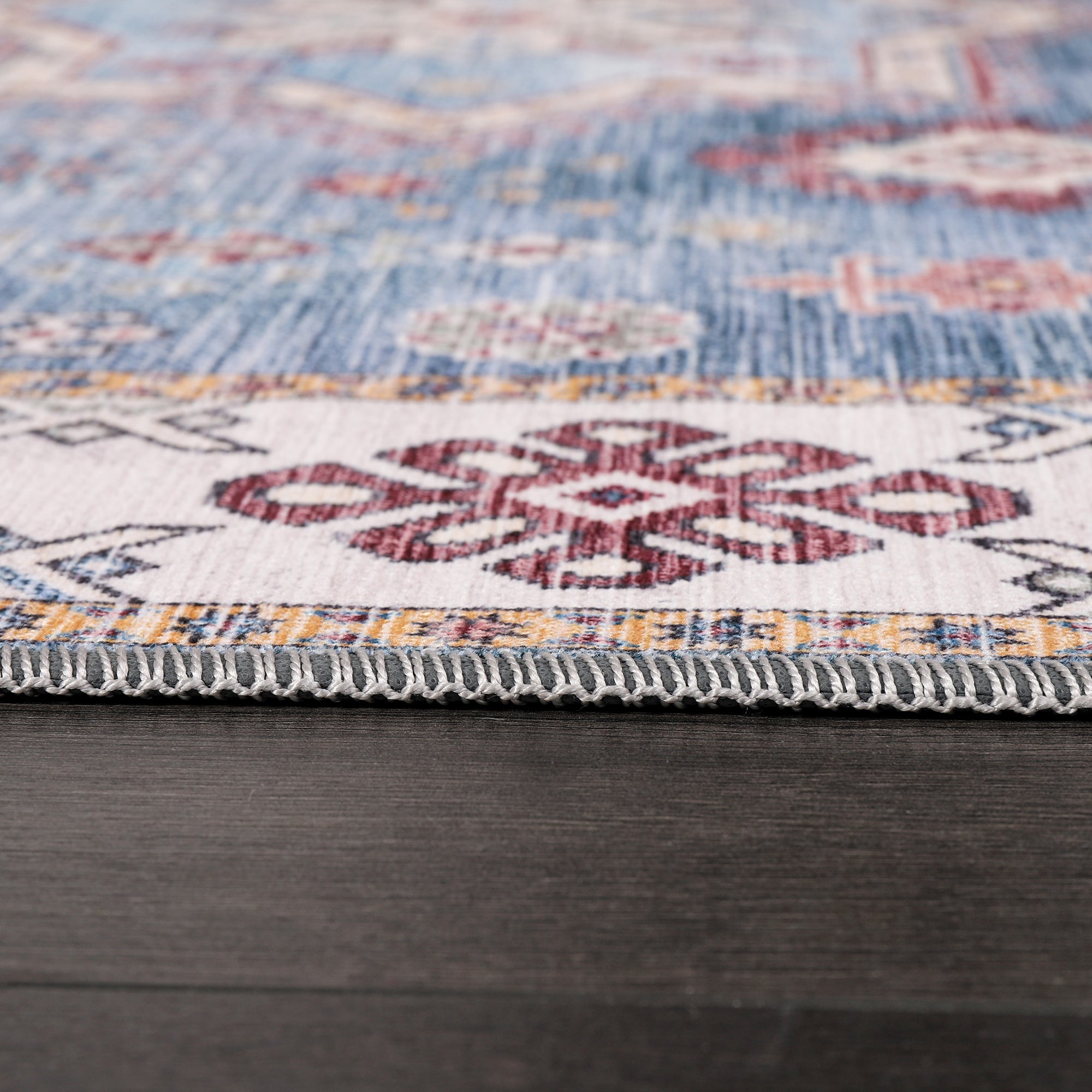 Netline Home Rugs Depot - Tribal Multicolor Geometric Washable Rug, Design NL1016