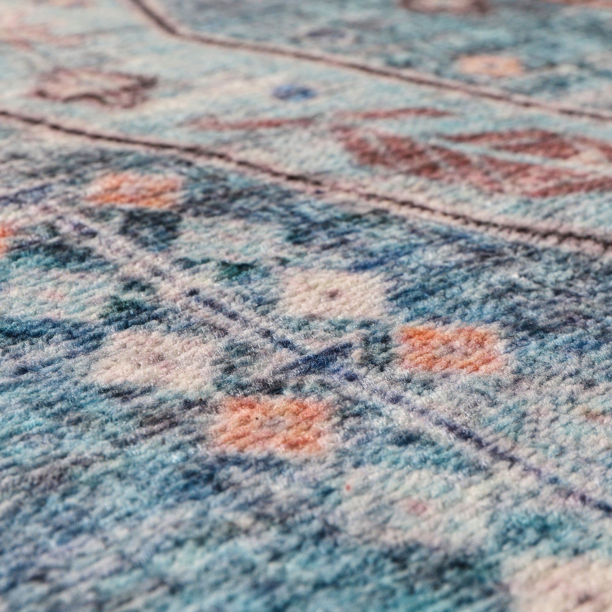 Netline Home Rugs Depot Ð Kilim Red Medallion Washable Rug Ð Design NL1015