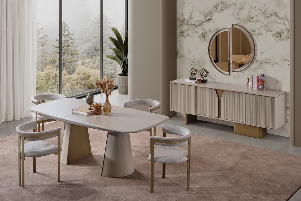 Hermes Dining Table (O) by Netline Interiors
