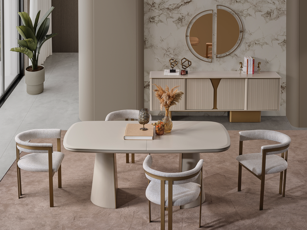 Hermes Dining Table (O) by Netline Interiors