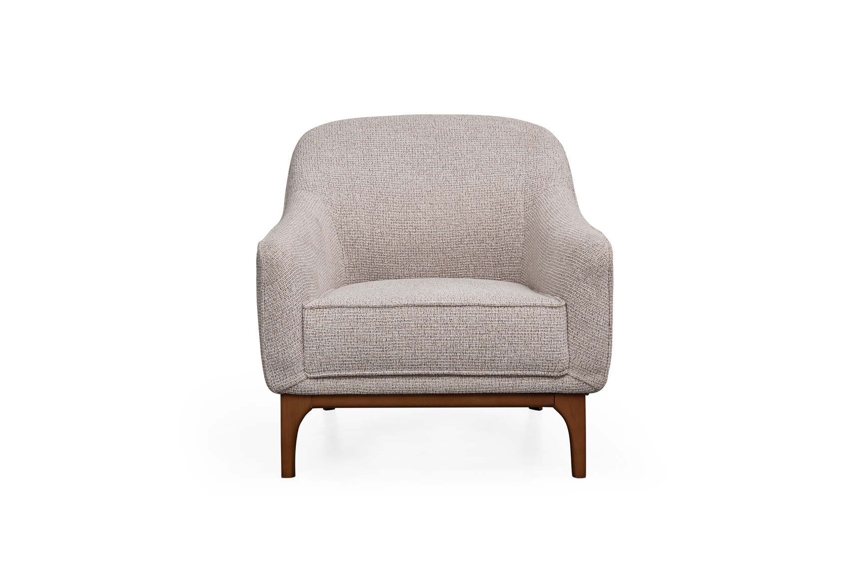 Netline Home Interior Vera armchair with plush fabric and modern design, ideal for comfortable accent seating in living rooms.