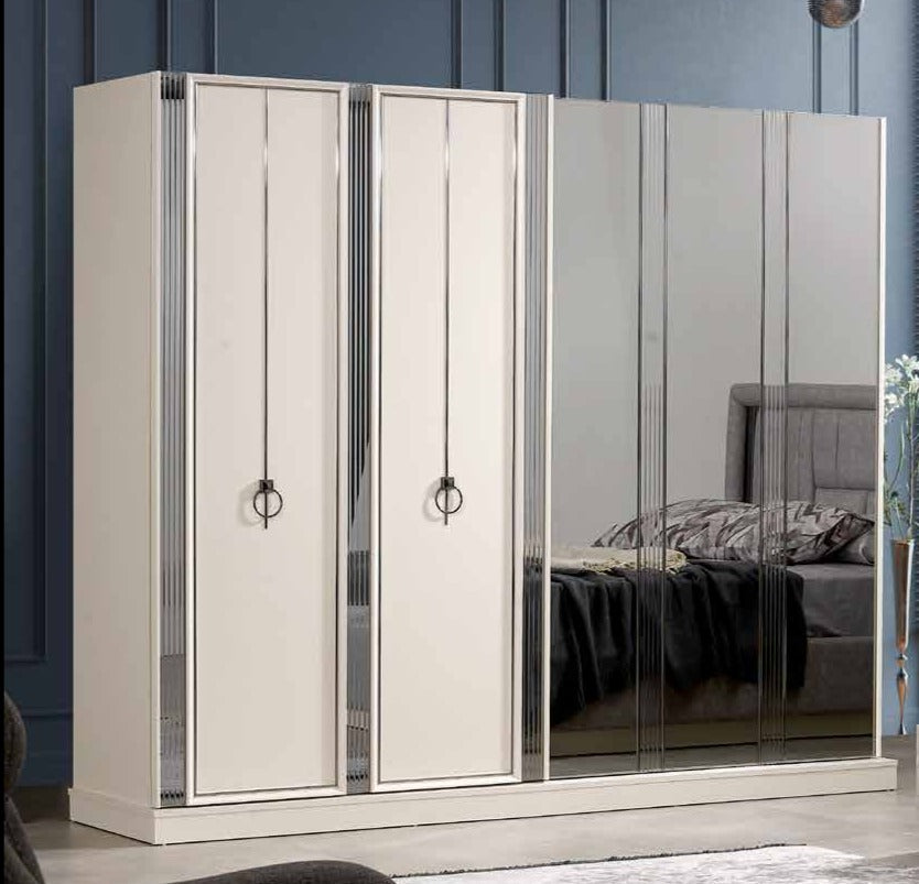 Netline Home Interior Siena Wardrobe Storage Unit with multiple compartments and sleek design for organized smart home storage