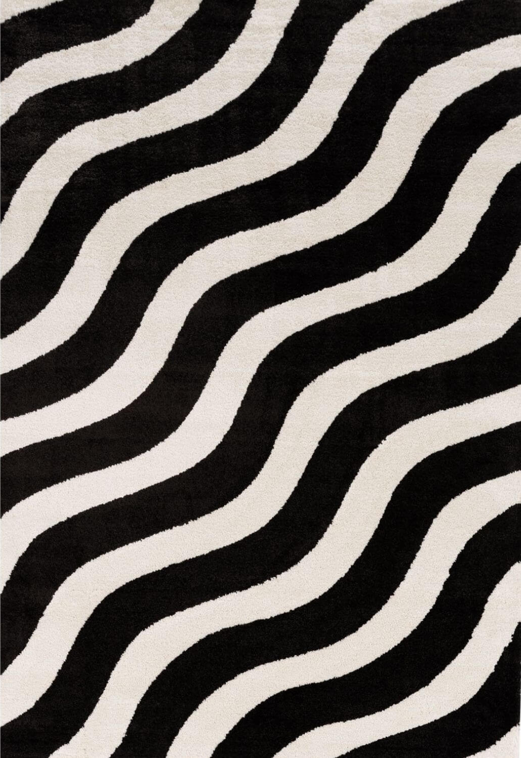 Joli Wave Black & White Rug