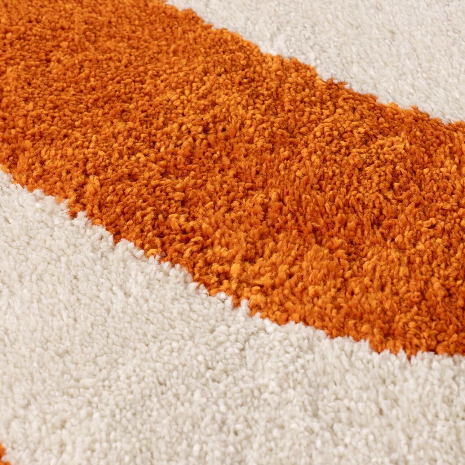 Joli Wave Orange & White Rug