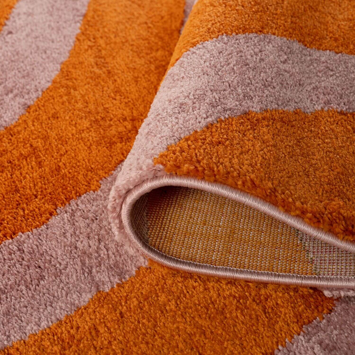 Joli Wave Orange & Pink Rug