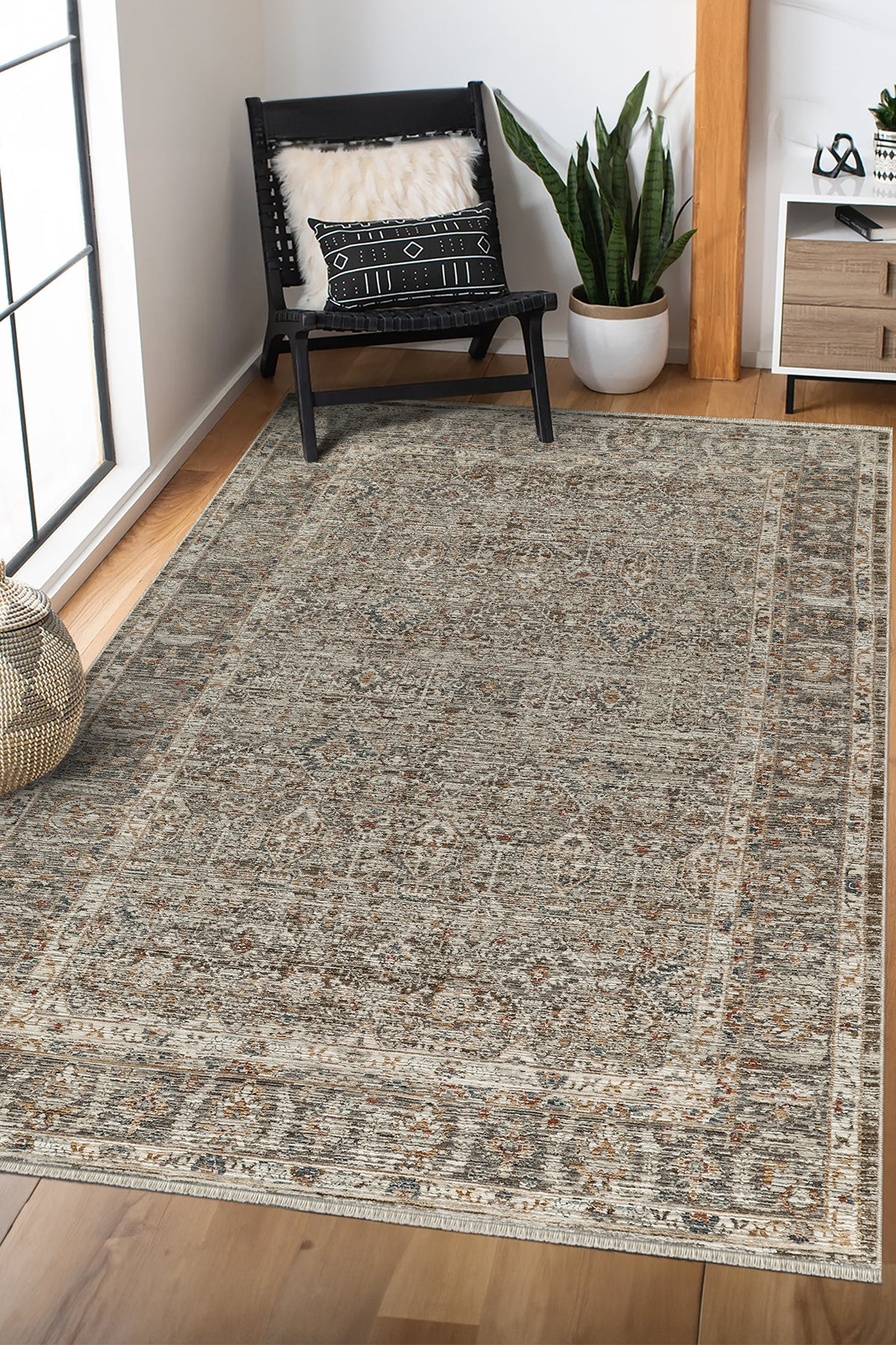 Lavinia Area Rug – Lavinia La005 Cok Renkli Hav Toz Vermez Hali Makine Halisi – Netline Home washable area rug