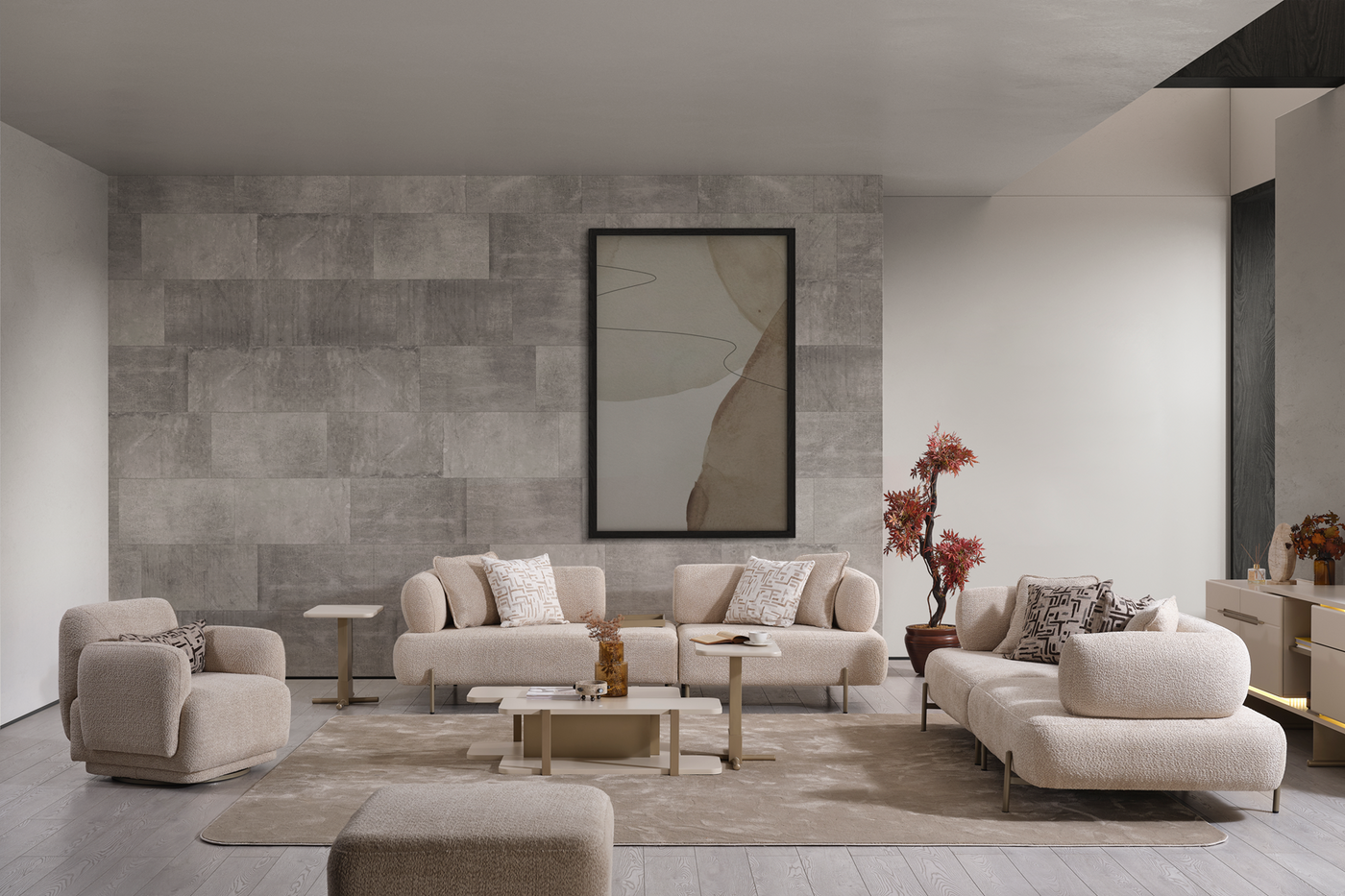 Lizbon Sofa Set by Netline Interiors