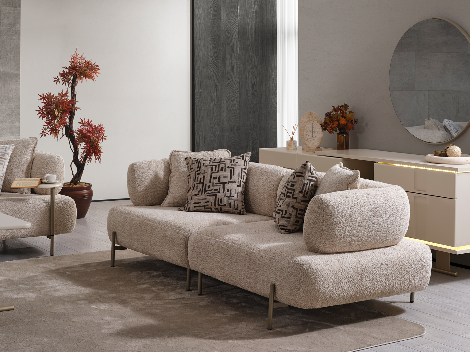 Lizbon Sofa Set by Netline Interiors