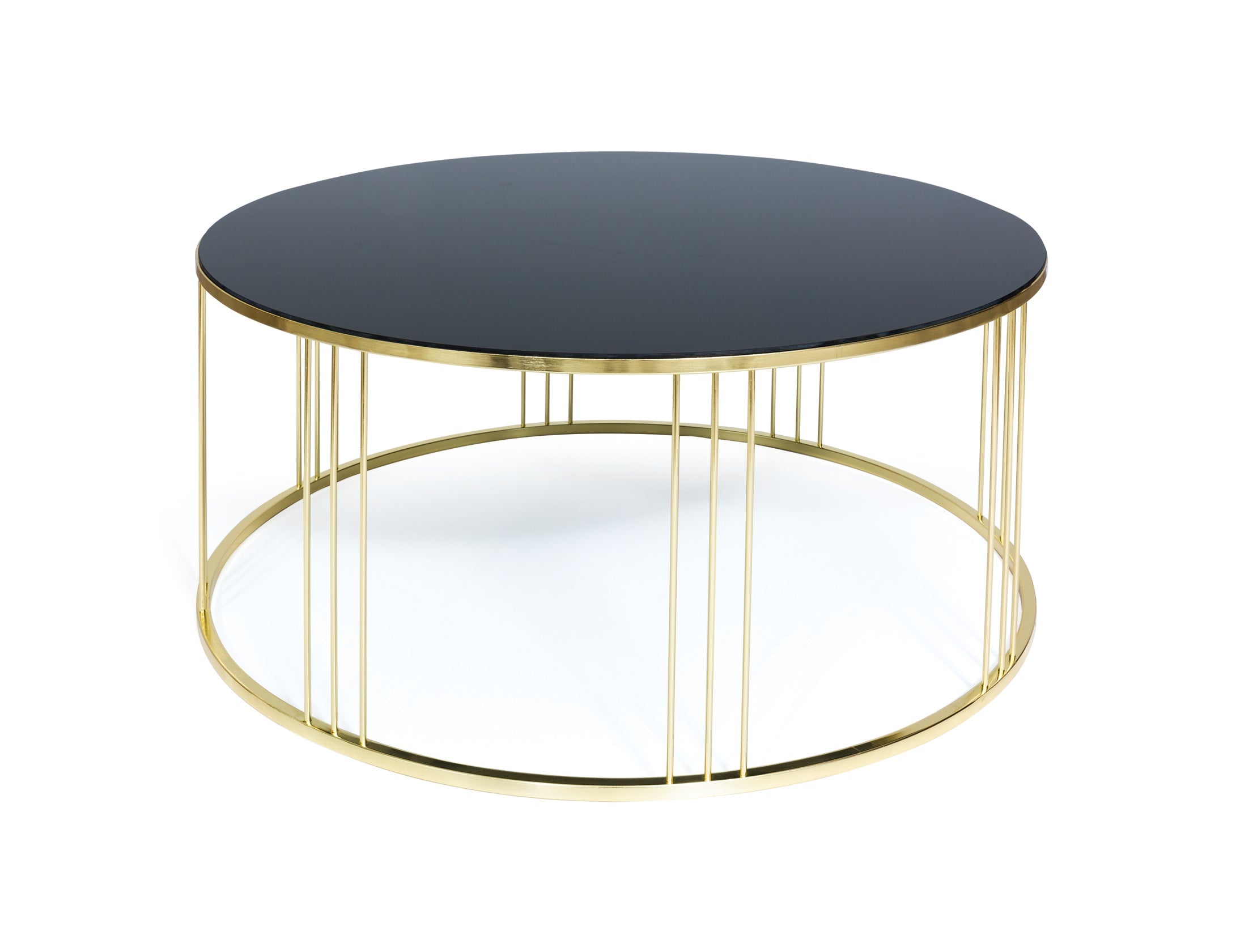 Gold Odea Table Collection coffee table from Netline Home Interior, stylish living room accent with a modern design.