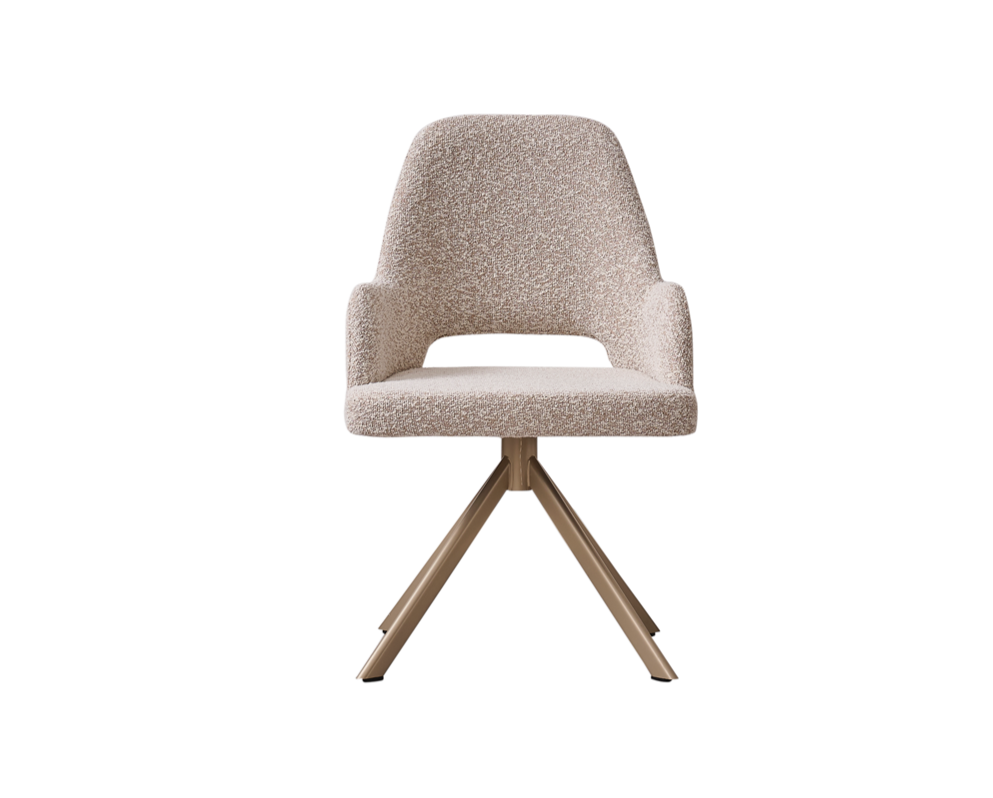 Netline Home Interior Oslo Dining Chair with sleek design and comfortable upholstered seat for everyday dining.