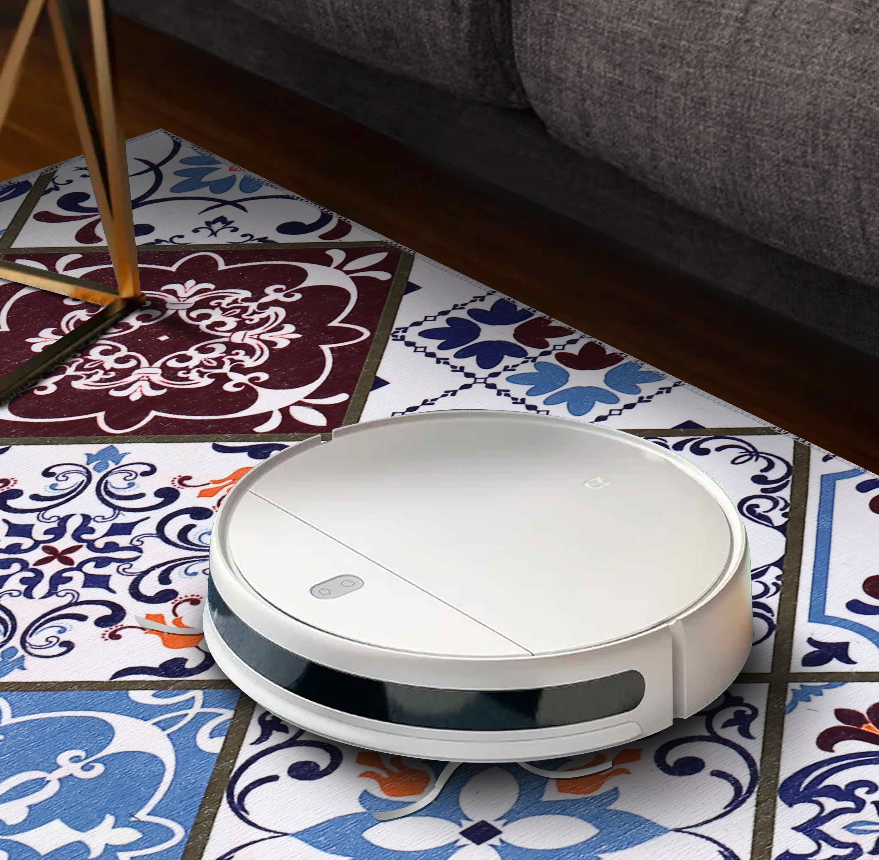 Netline Home Rugs Depot Modern Beige Floral Washable Rug Design 4002