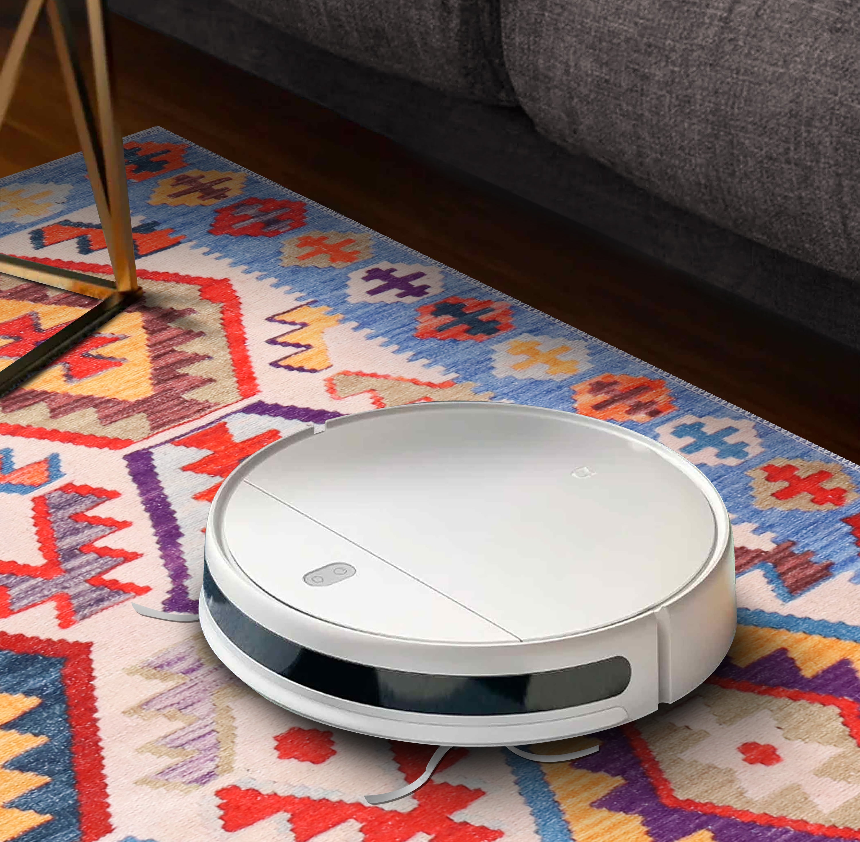 Netline Home Rugs Depot Traditional Blue Abstract Washable Rug Design 1315