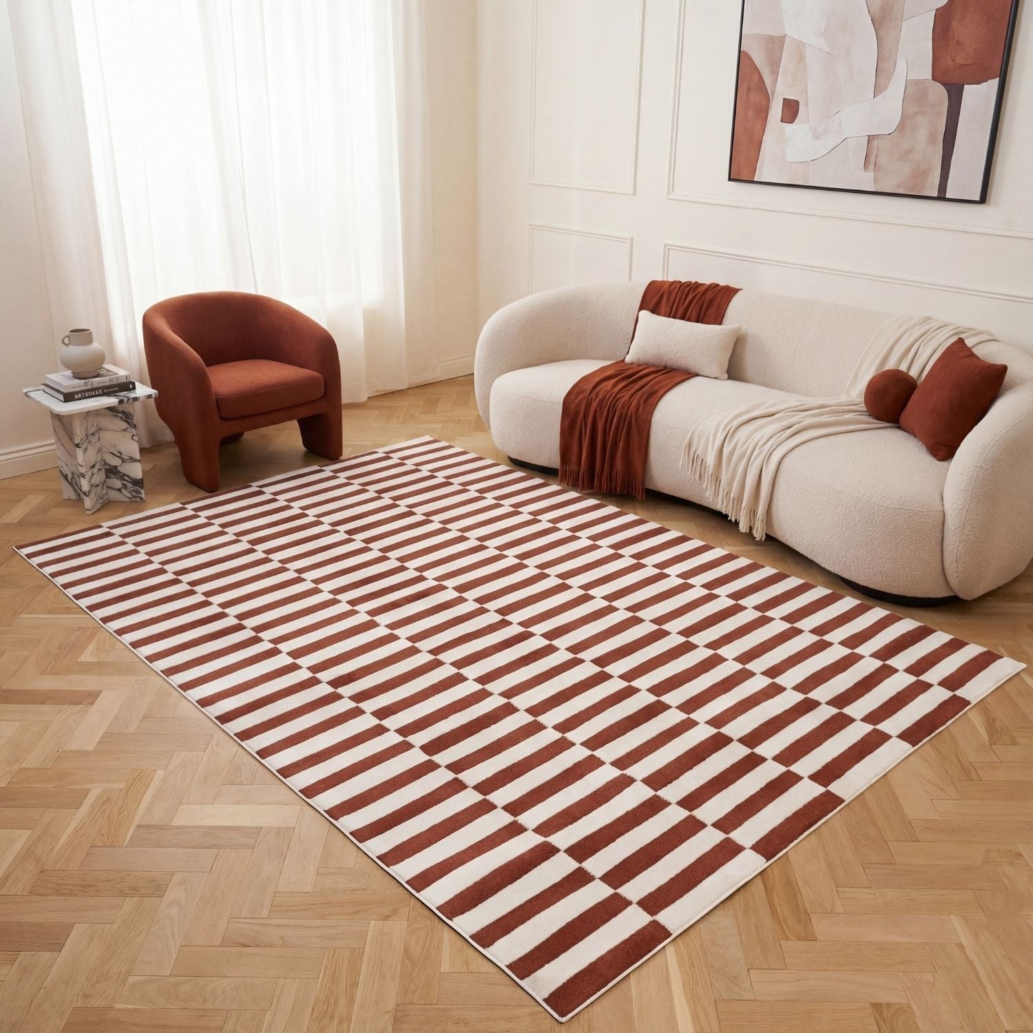 Loft Striped Terra Rug