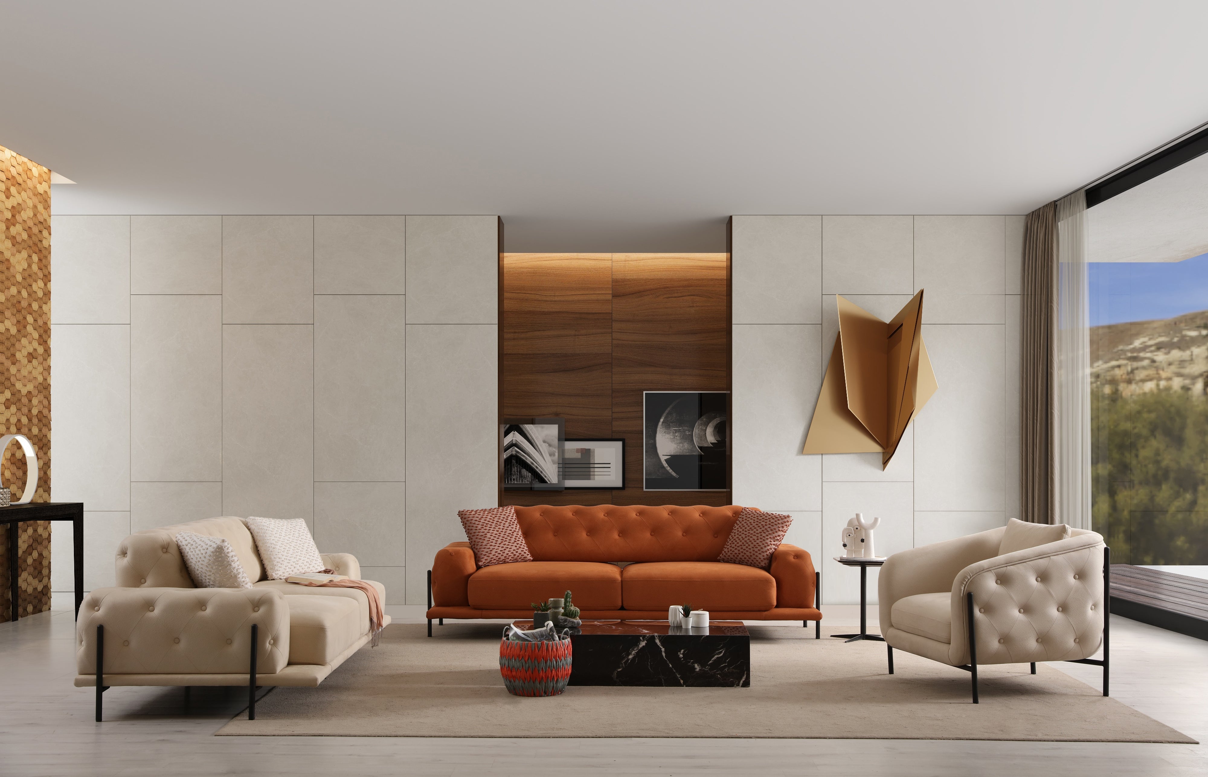 Eos Quilted Sofa Set – Netline Interiors guide