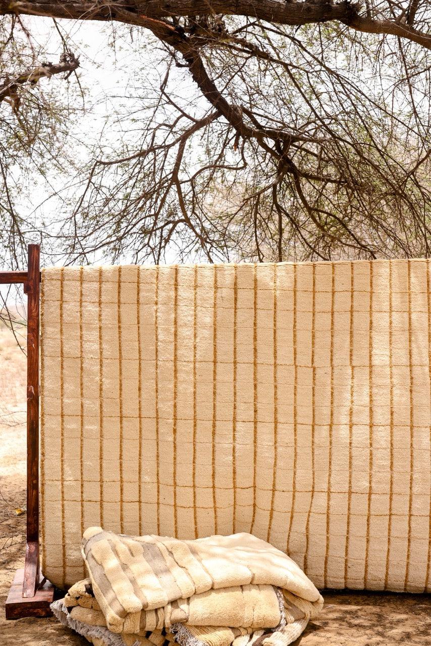 Stormy Hand Knotted Rug - 302 x 250 cm