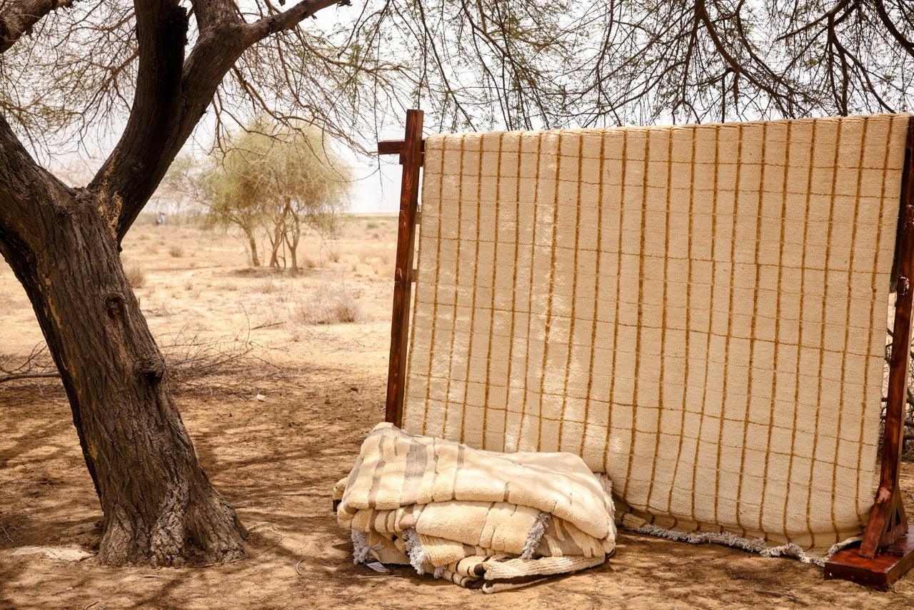 Stormy Hand Knotted Rug - 302 x 250 cm