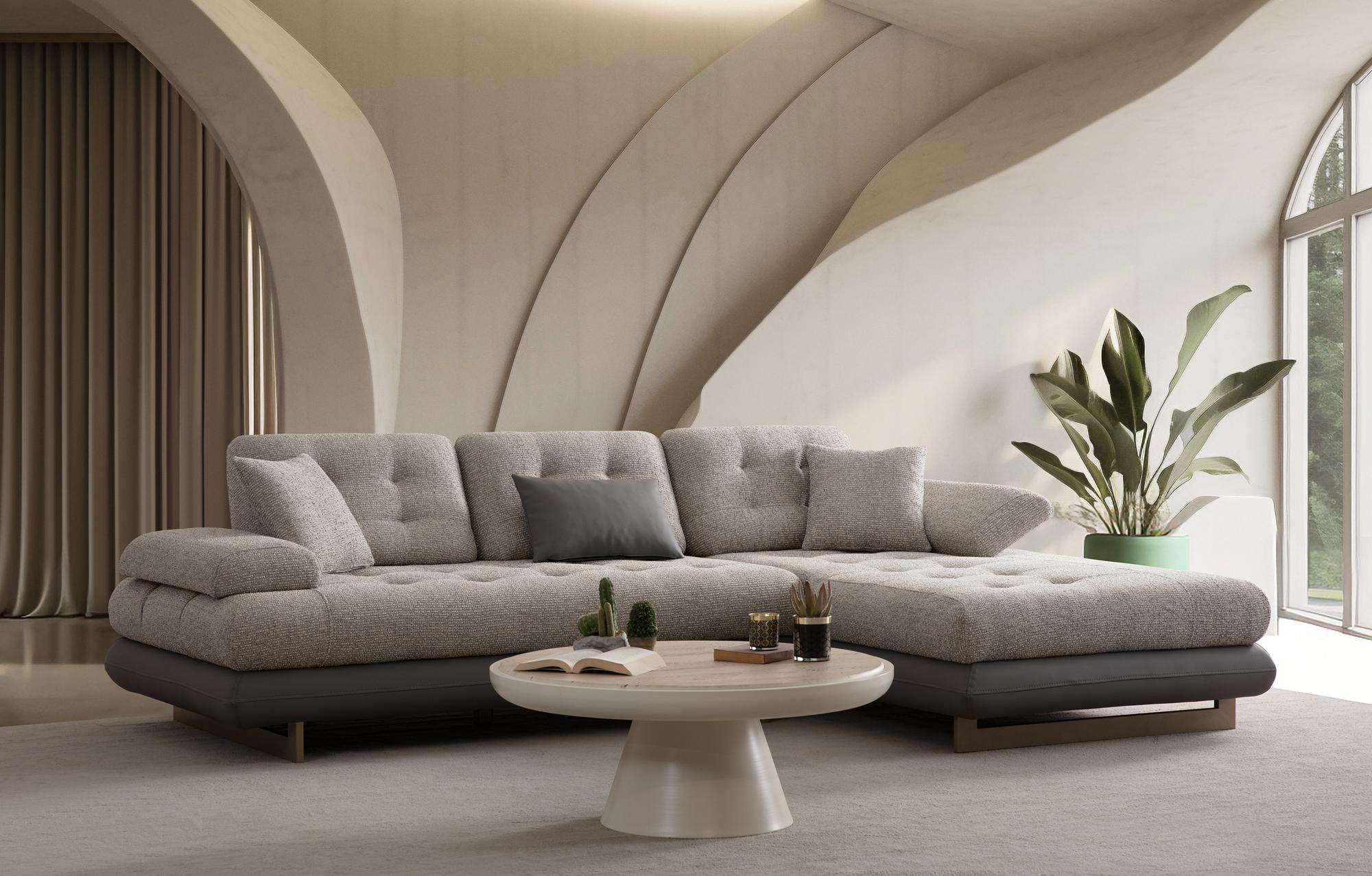Lunza Relax Corner Sofa (SG) by Netline Interiors