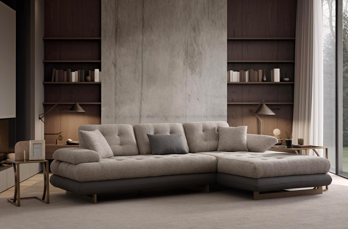 Lunza Relax Corner Sofa (SG) by Netline Interiors