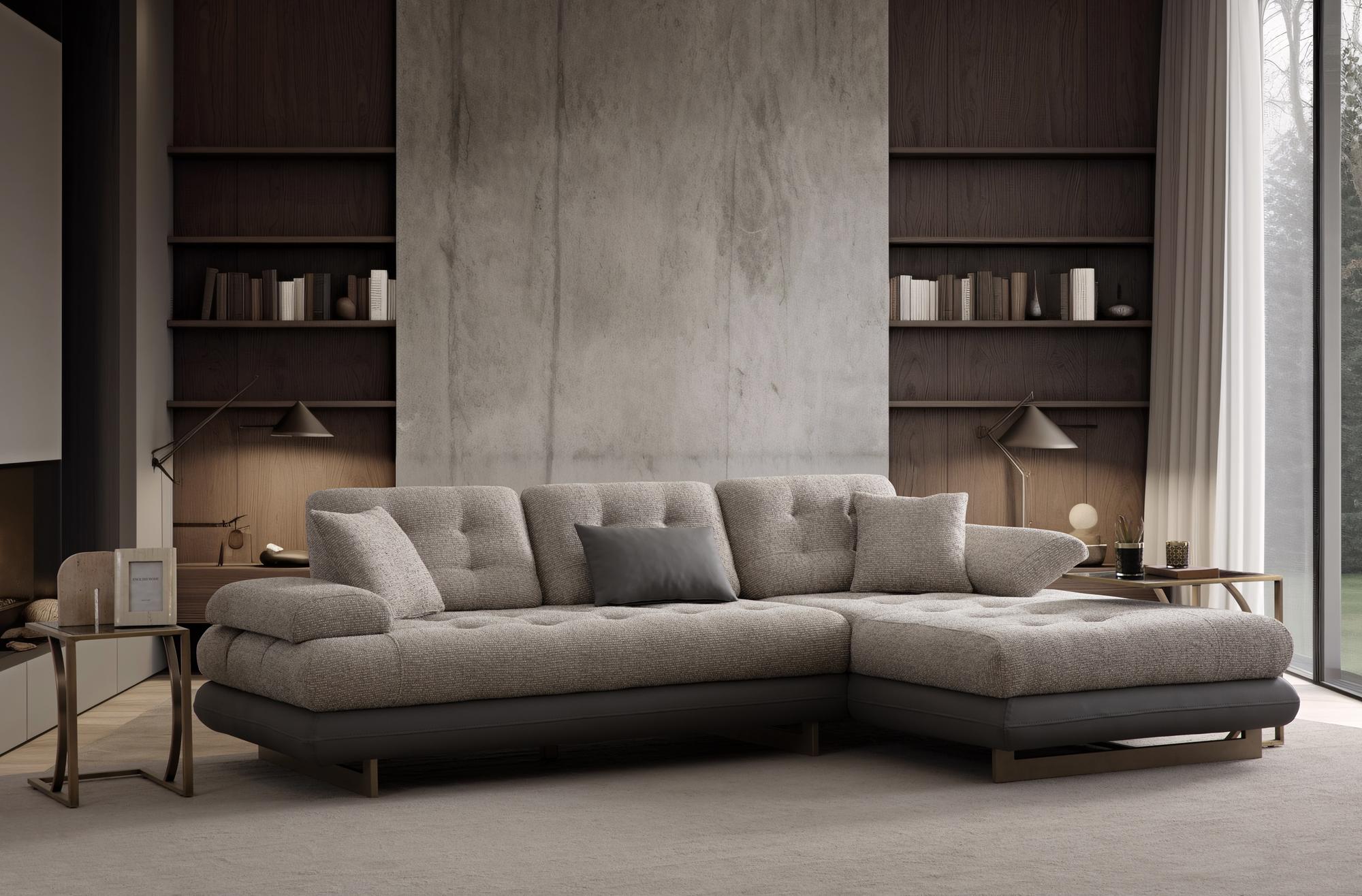 Lunza Relax Corner Sofa (SG) by Netline Interiors