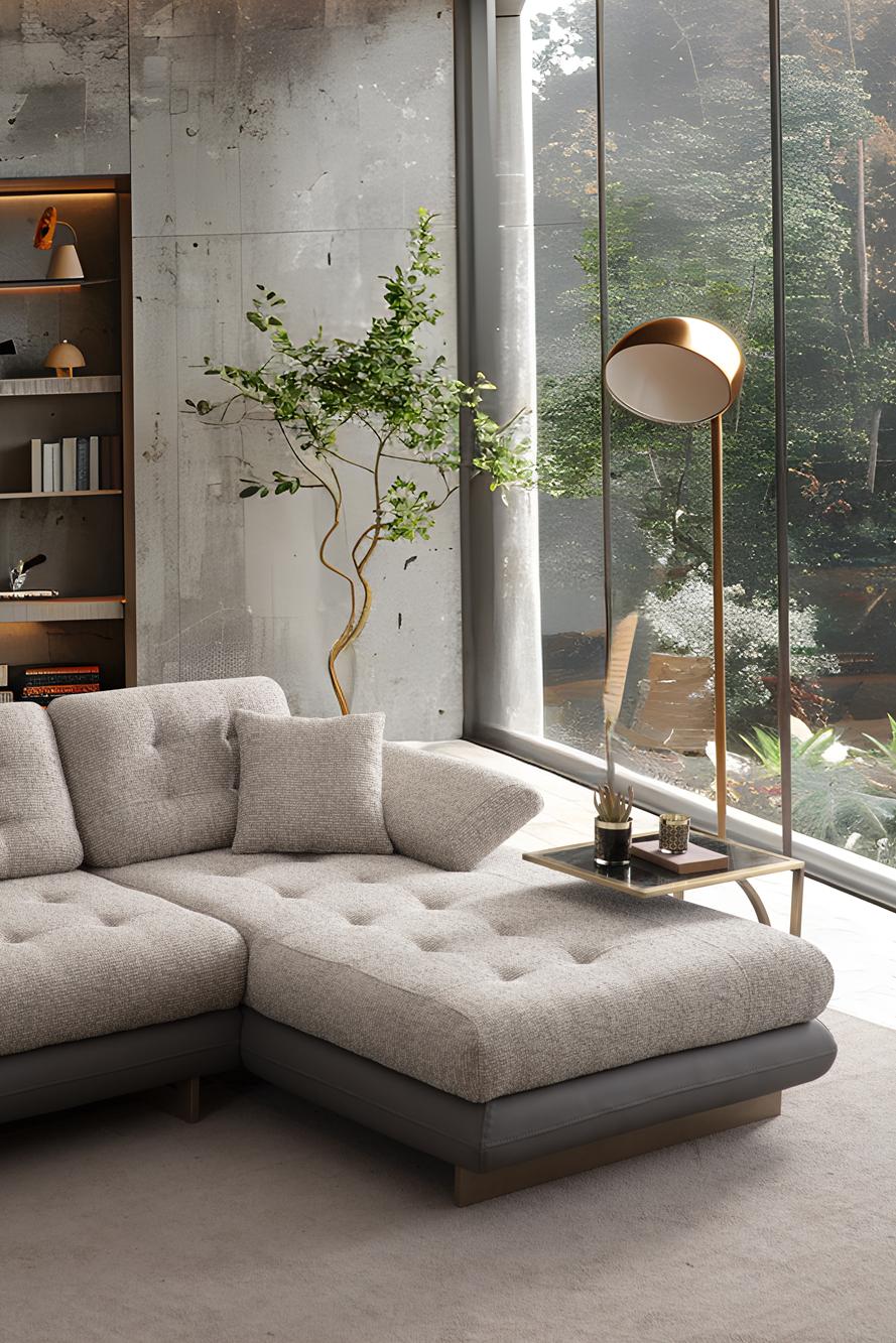 Lunza Relax Corner Sofa (SG) by Netline Interiors