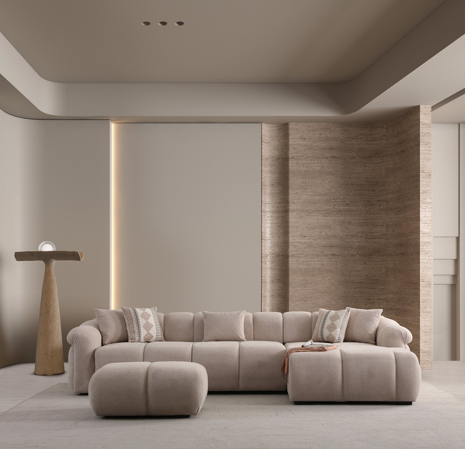 Carius L Corner Sofa Bed by Netline Interiors