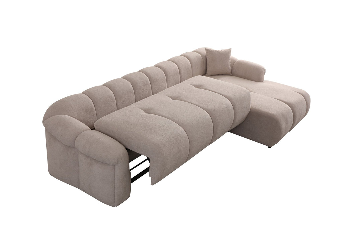 Carius L Corner Sofa Bed by Netline Interiors