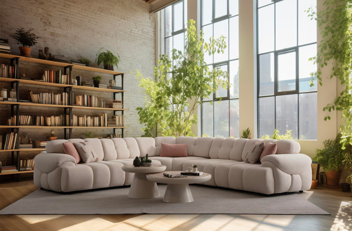 Hestia Modular Sleeper Corner Sofa Set (SG) by Netline Interiors