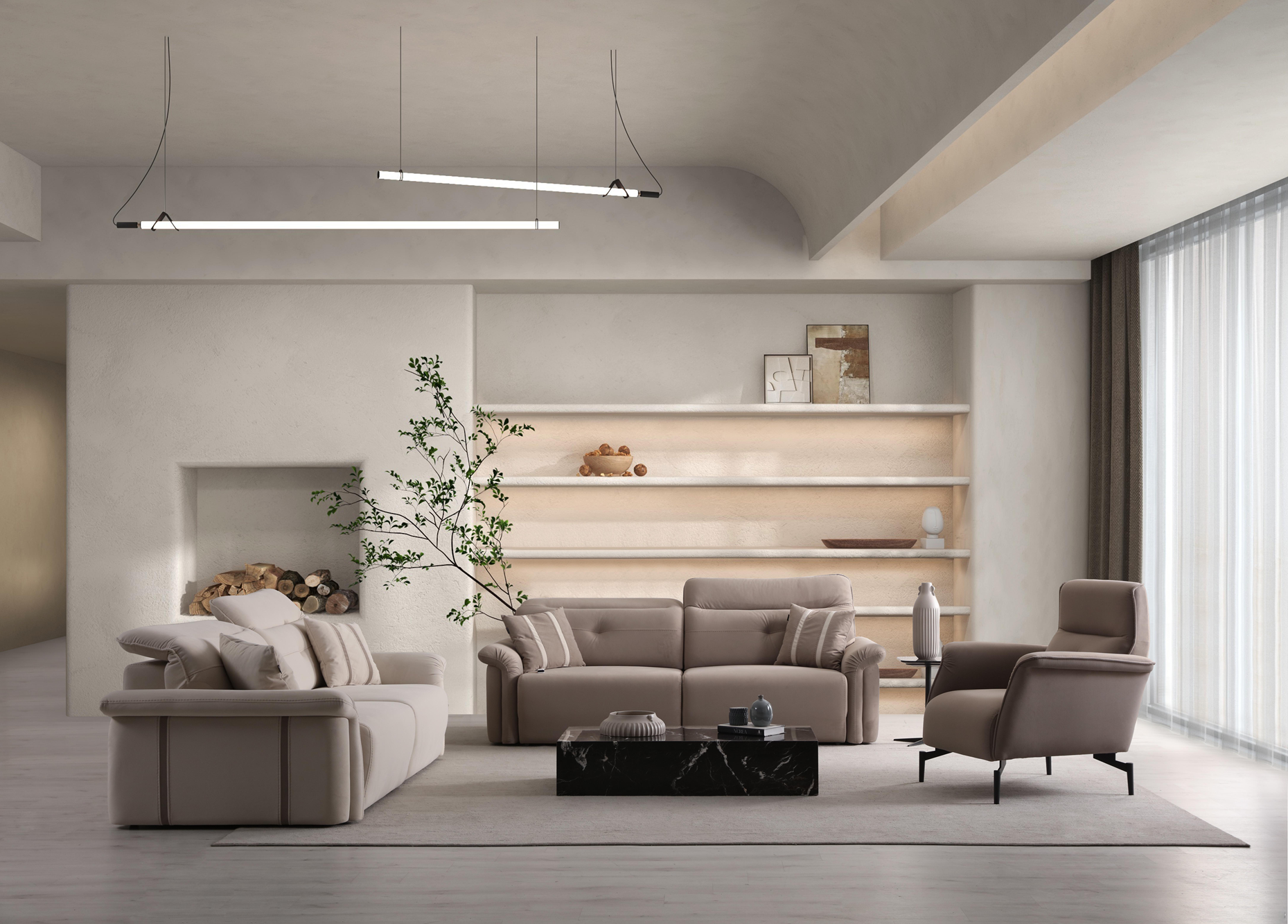 Vigo Sofa Set by Netline Interiors