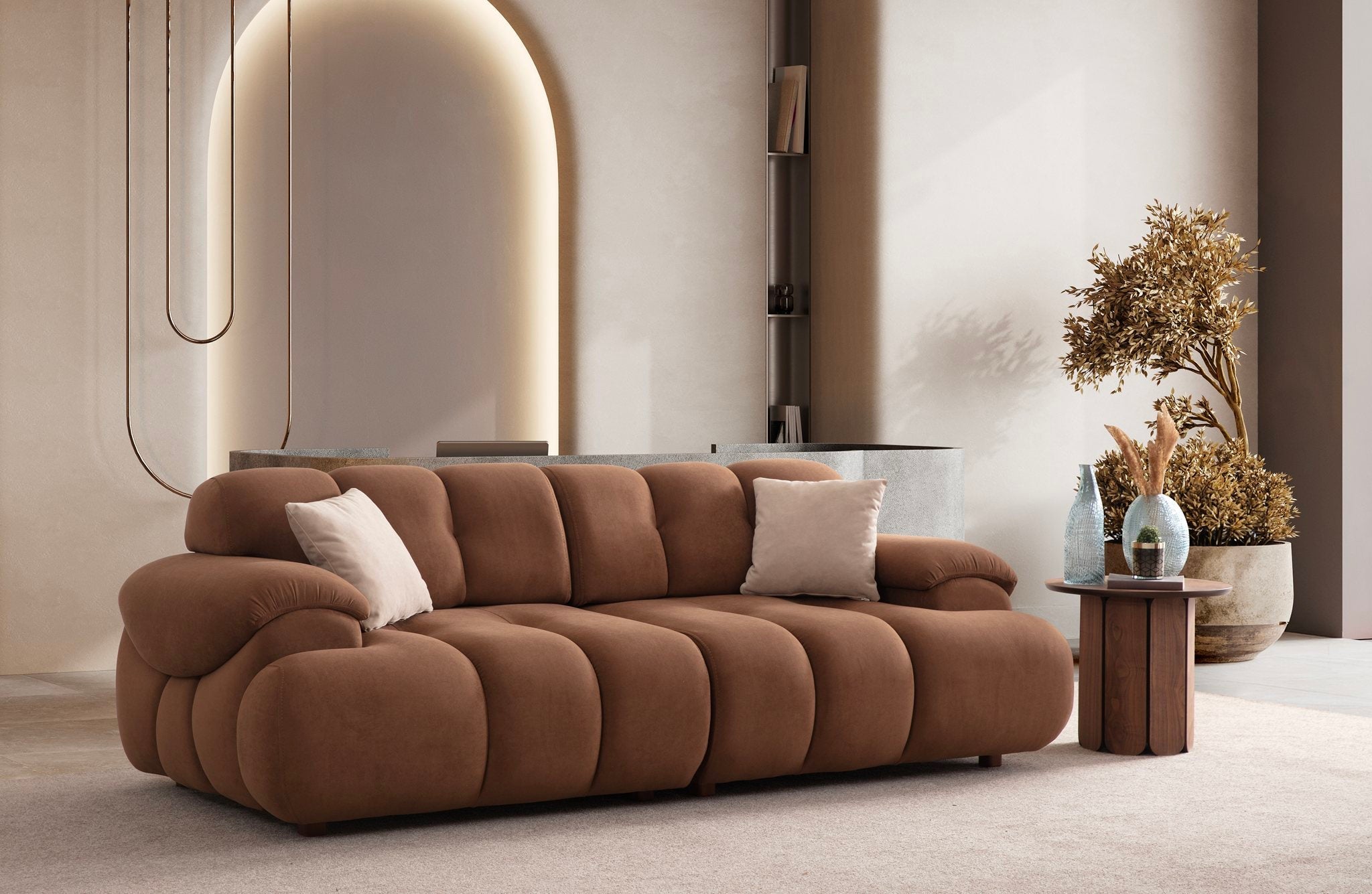 New Hestia Sleeper Sofa Set (SG) by Netline Interiors