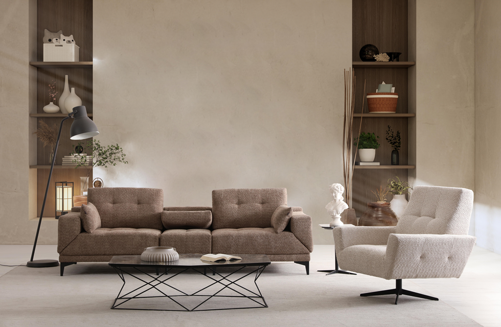 Nita 3-Seater Sofa by Netline Interiors