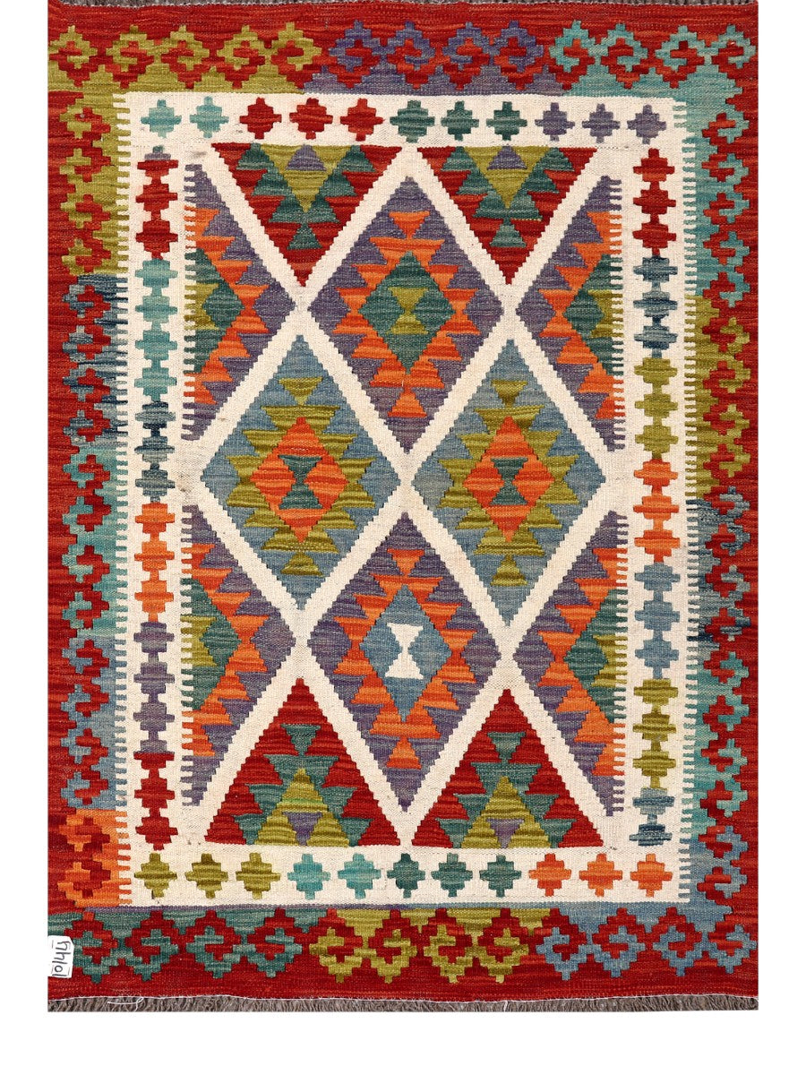 Maimana Afghanistan Kilim Rug - 153 x107 cm