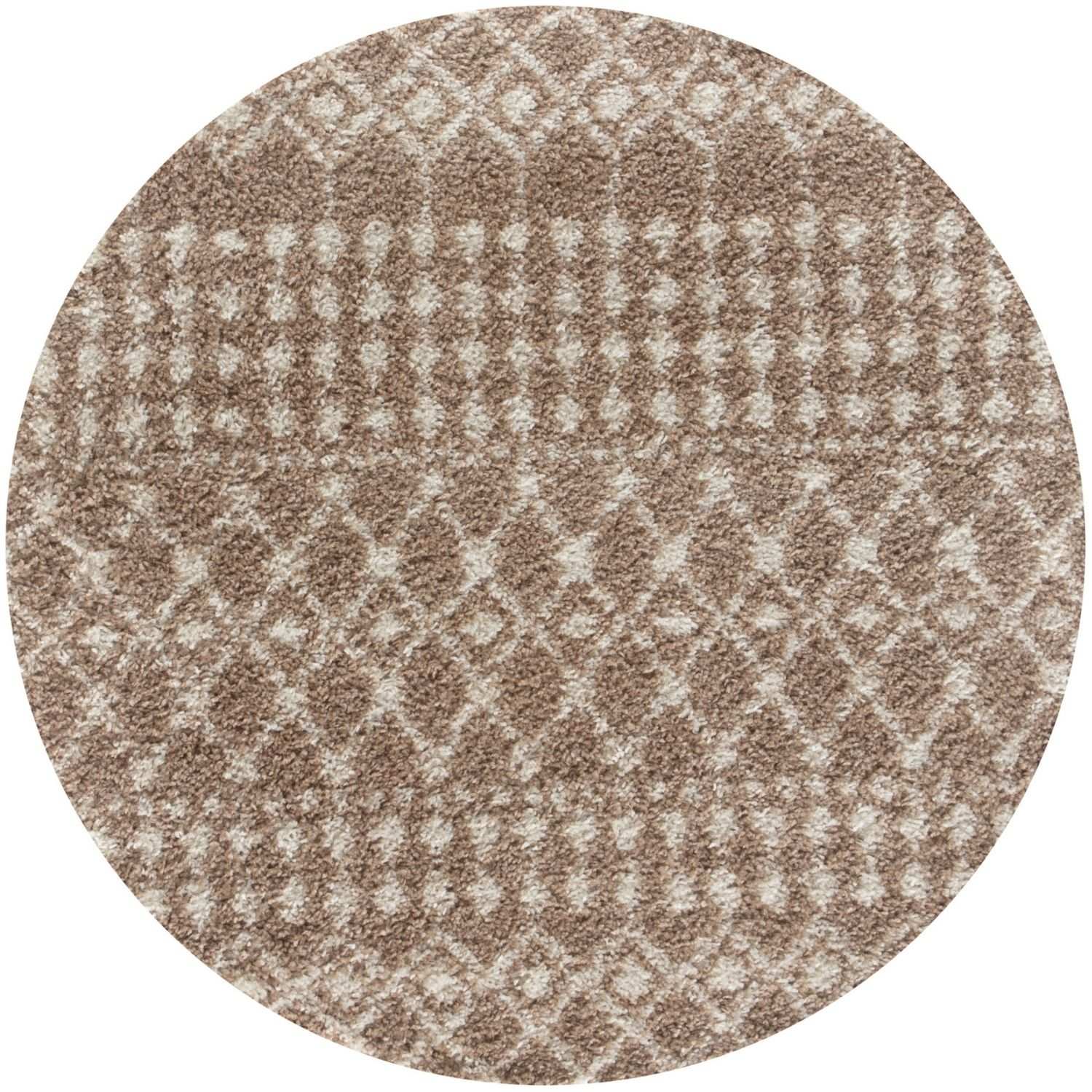 Moroccan Beige Shaggy Rug | 1020
