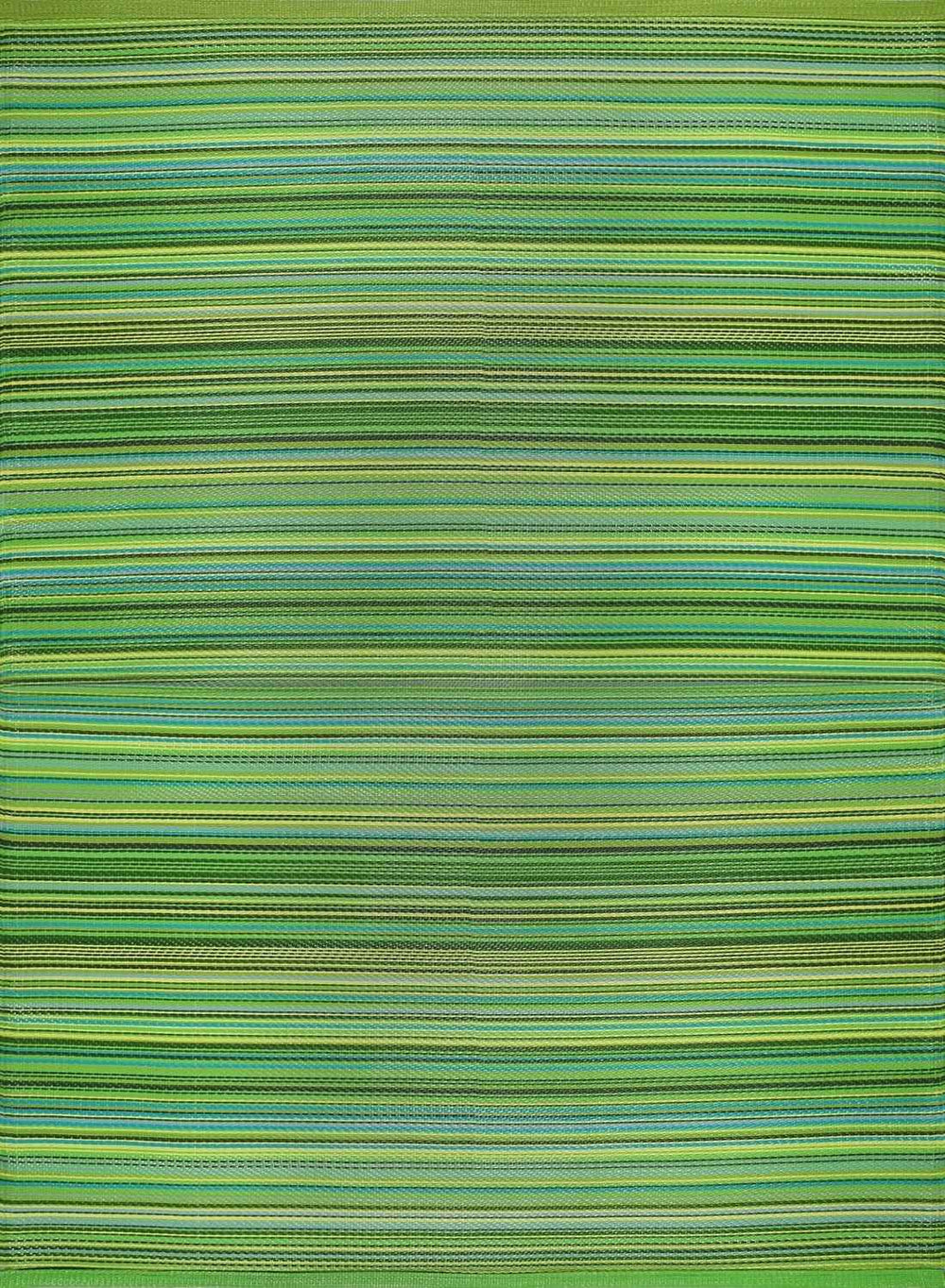 Rainbow Outdoor Rug Green – 1020