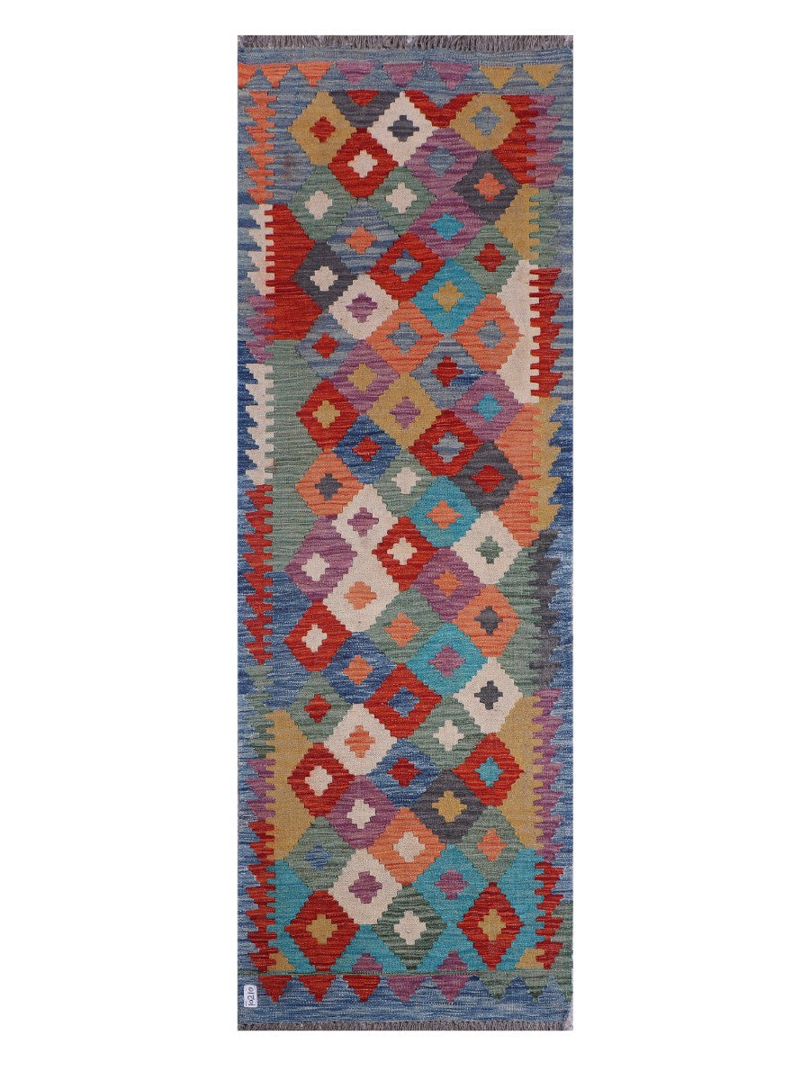 Maimana Afghanistan Kilim Runner - 237 x 80 cm