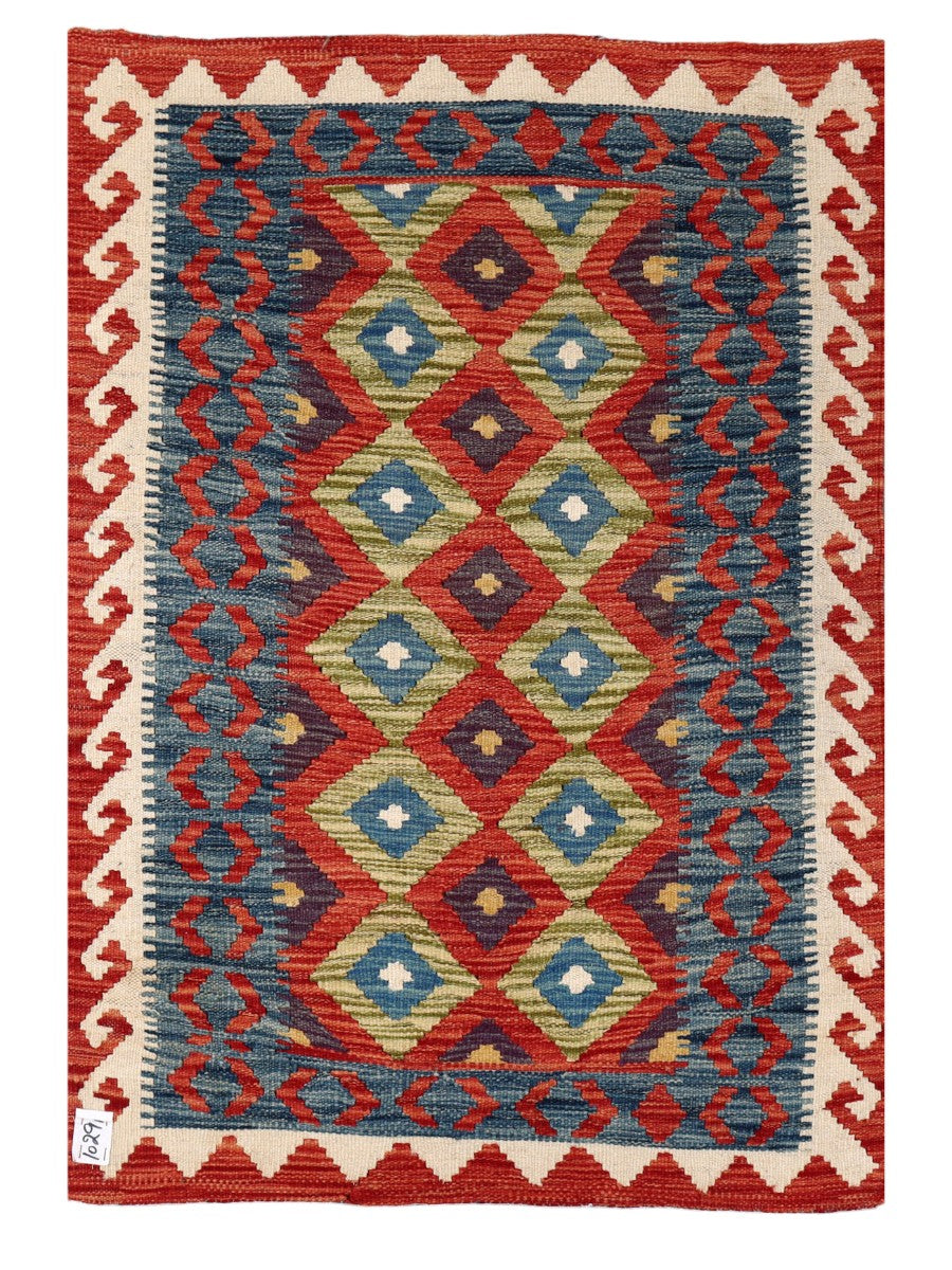 Maimana Afghanistan Kilim Rug - 119 x 81 cm