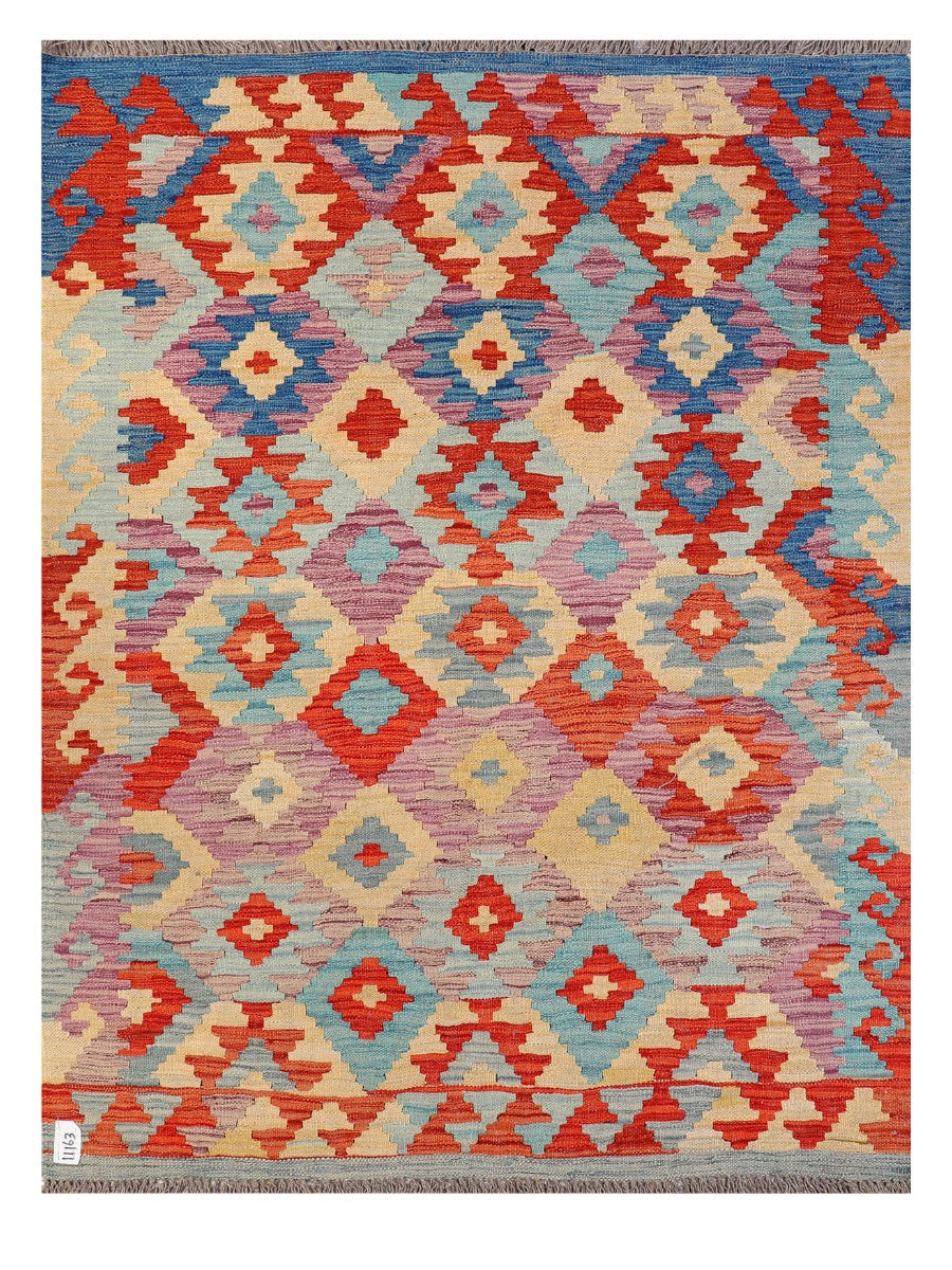 Maimana Afghanistan Kilim Rug - 171 x129 cm