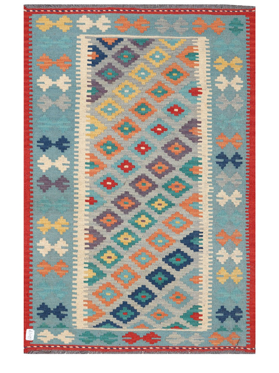 Maimana Afghanistan Kilim Rug - 150 x103 cm