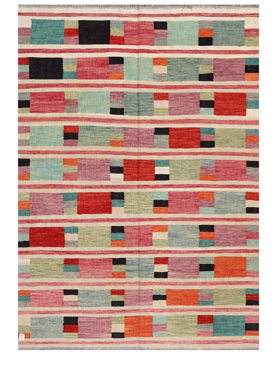 Maimana Afghanistan Kilim Rug - 242 x172 cm