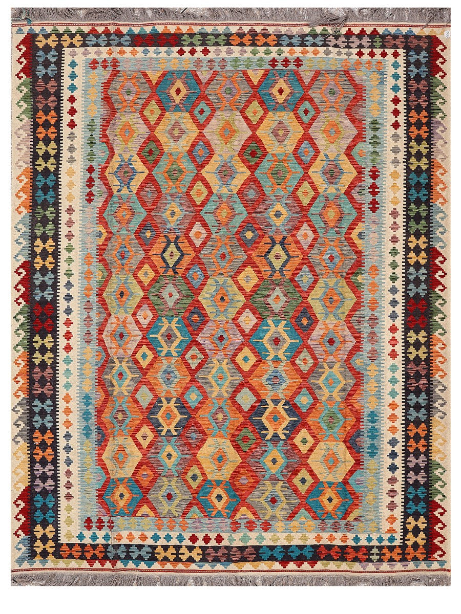 Maimana Afghanistan Kilim Rug - 341 x259 cm