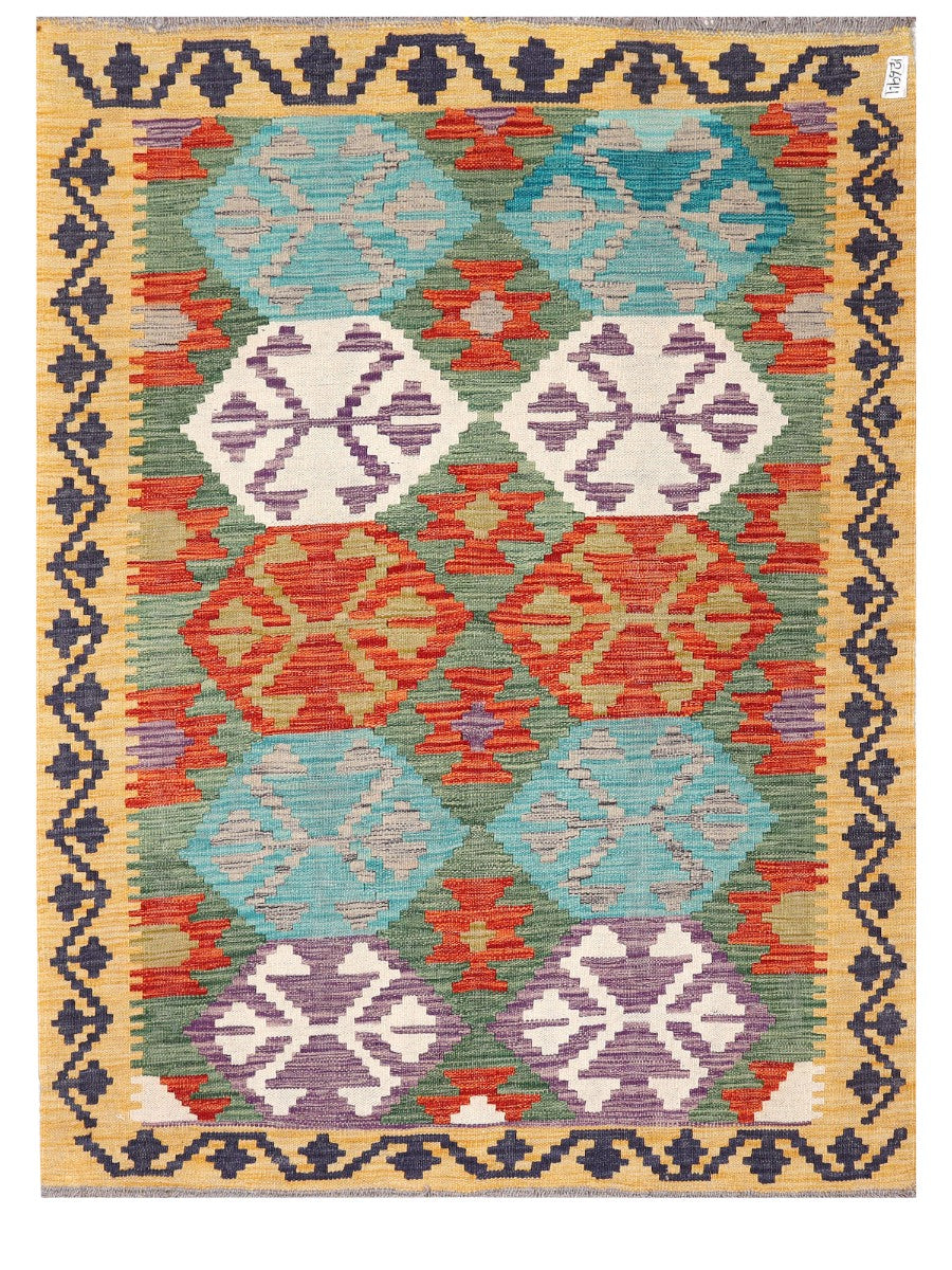 Maimana Afghanistan Kilim Rug - 165 x123 cm