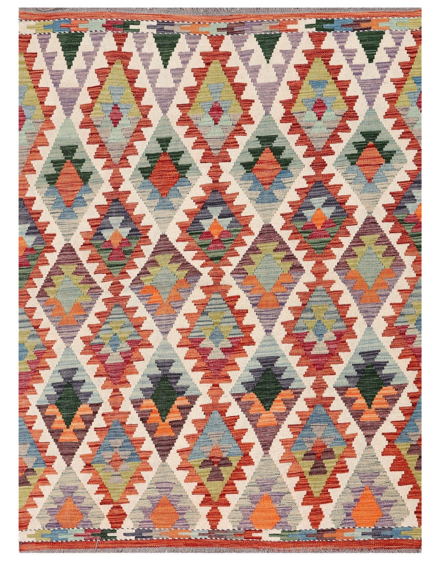 Maimana Afghanistan Kilim Rug - 172 x127 cm