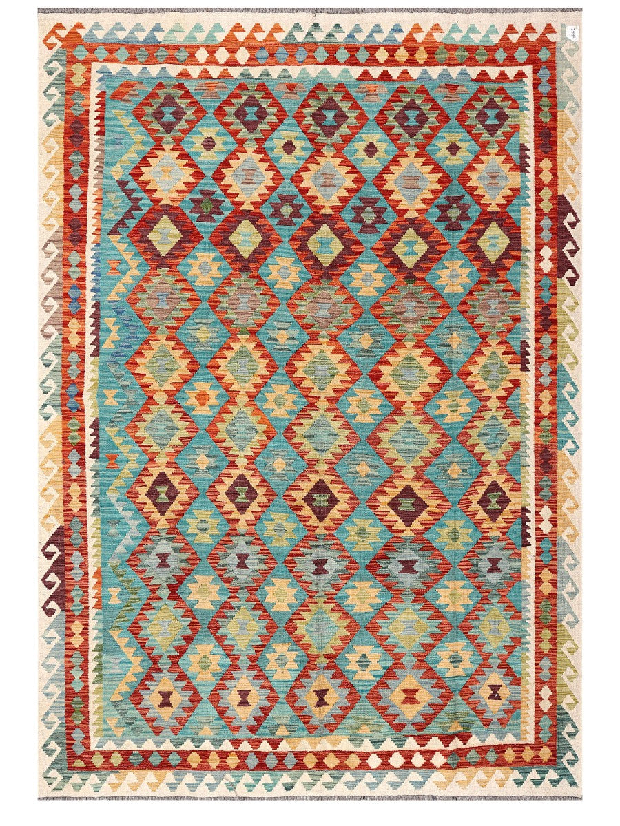 Maimana Afghanistan Kilim Rug - 292 x206 cm
