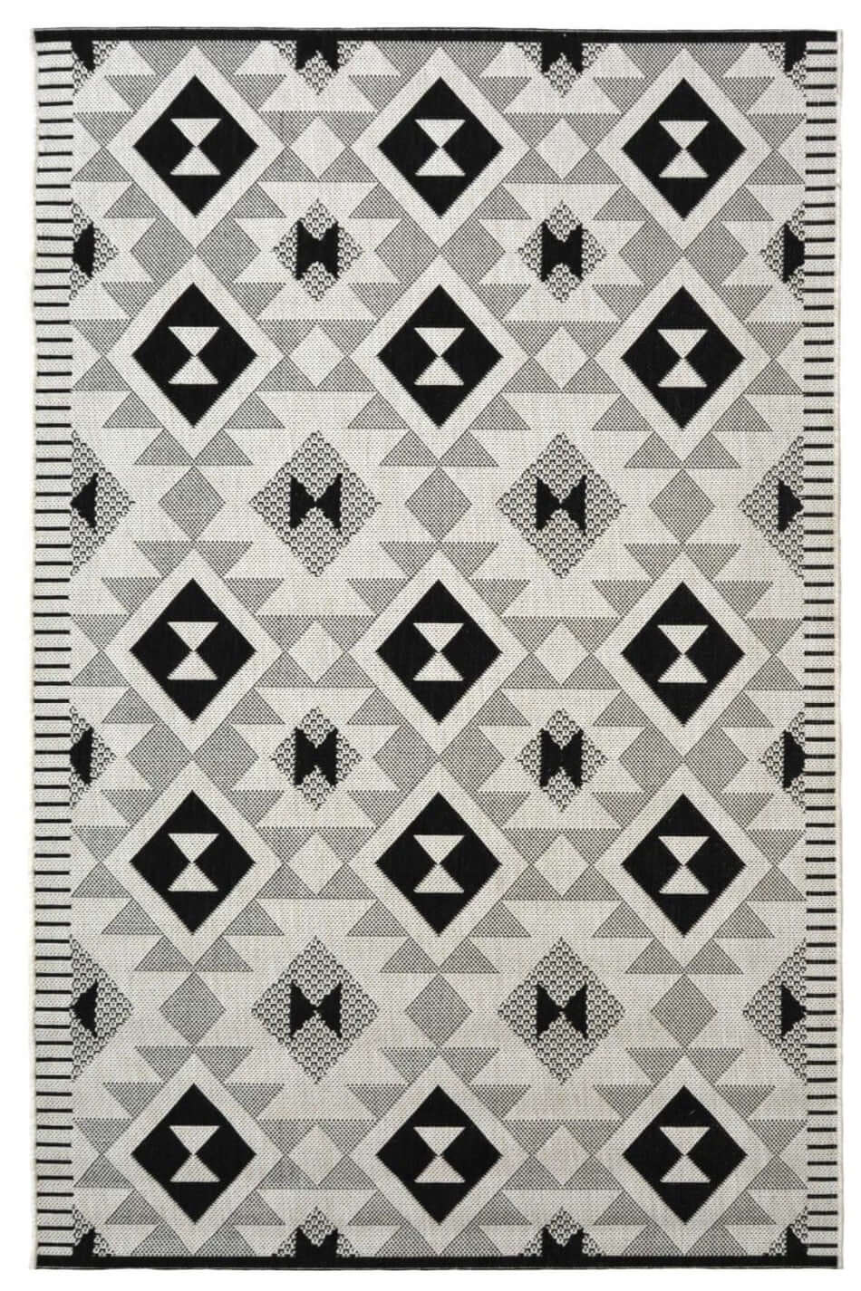 County Geo Chequer Indoor/Outdoor Rug – 11182A