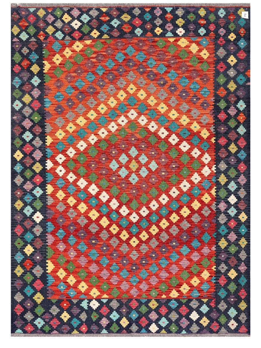 Maimana Afghanistan Kilim Rug - 245 x176 cm