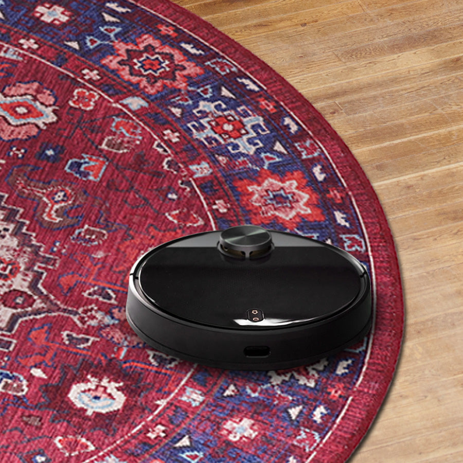 Netline Home Rugs Depot Geometric Black & White Patchwork Washable Rug Design 1307